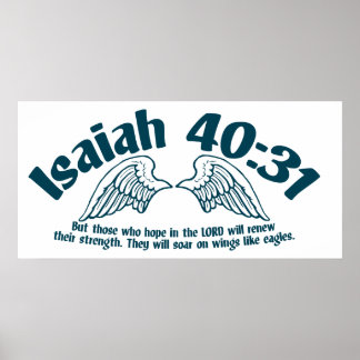Poster Ésaïe 40:31