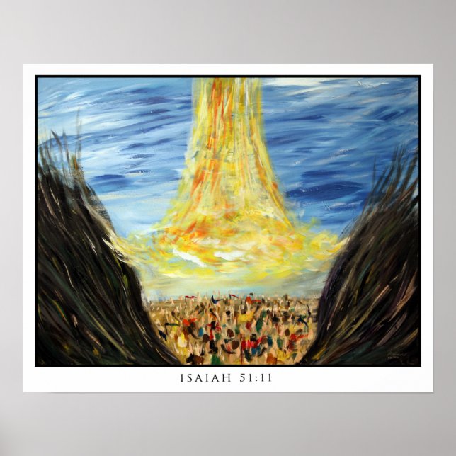 Poster Ésaïe 51:11 (Devant)