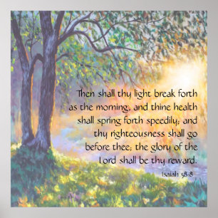 Poster Ésaïe 58:8