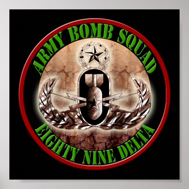 Poster Escadron de bombardement Maître EOD #001 (Devant)