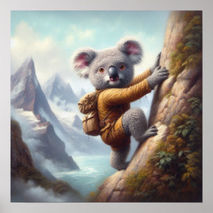 Poster Escalade de Koala Mountain