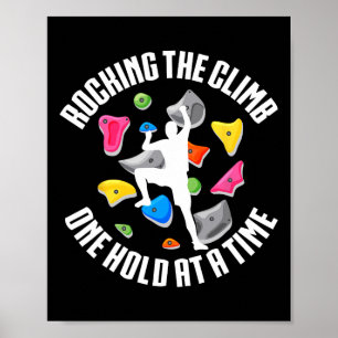Poster Escalade en salle Rocking The Climb
