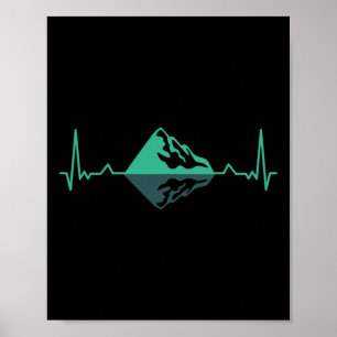 Poster Escalade Grimpeur Bloc Aventure Montagne