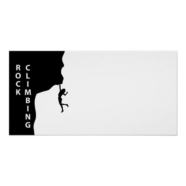 Poster Escalade rock (Devant)