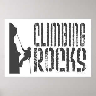 Poster Escalade rock