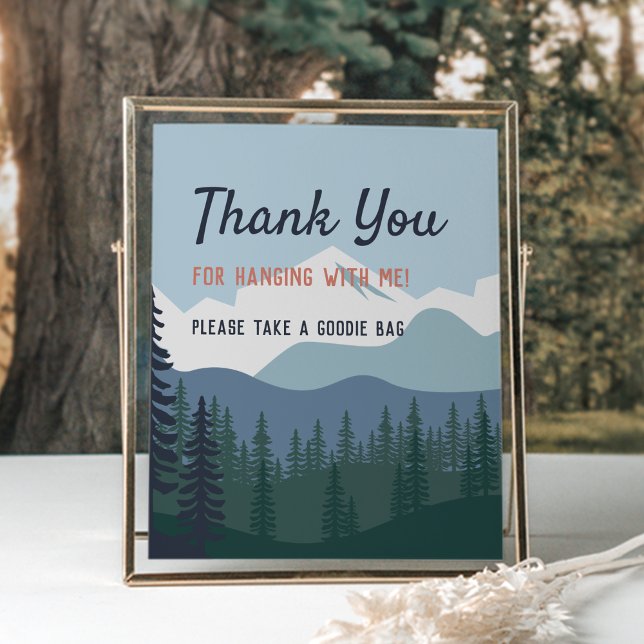 Poster Escalade rock Symbole de fête d'anniversaire (Créateur téléchargé)