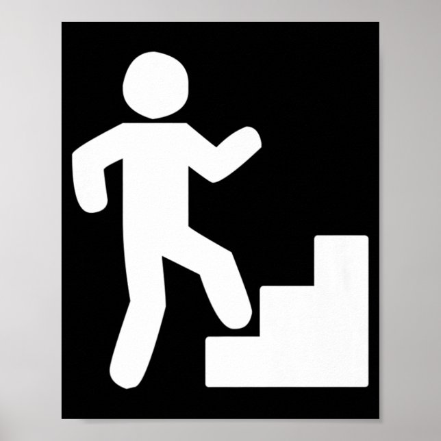 Poster Escalade Stairs Tribute Workout (Devant)