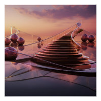 Escalier de fantaisie vers les cieux
