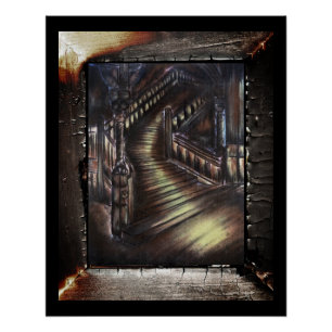 Poster Escalier de lumière