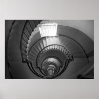Escalier en colimaçon B&W