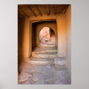 Poster Escalier en terre rugueuse