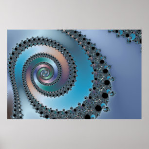 Poster Escalier - Fractal