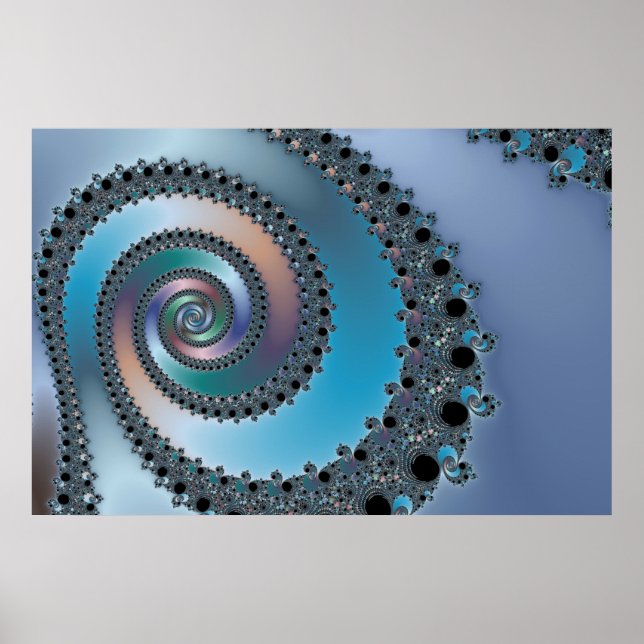 Poster Escalier - Fractal (Devant)