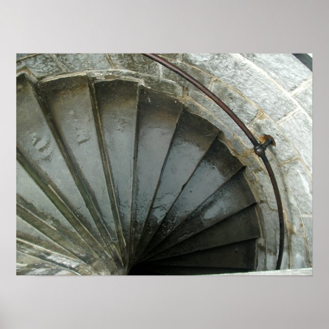 Poster Escalier Spiral (Devant)