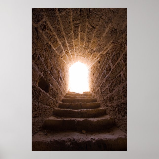 Poster Escalier vers le ciel affiche/imprimé (Devant)