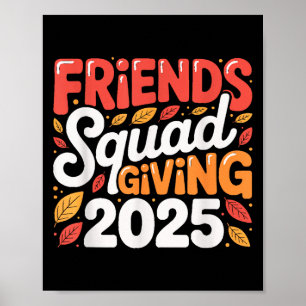 Poster Escouade Amis Donnant 2025 Automne Automne Tombe R