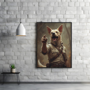 Poster Escouade du ventre : Traitements, jouets, sieste