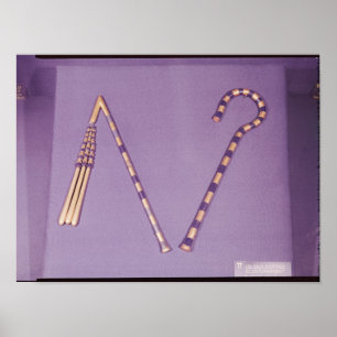 Poster Escroc et fléau, de la tombe de Tutankhamun