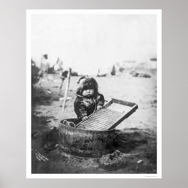 Poster Eskimo Child Alaska 1905 (Devant)