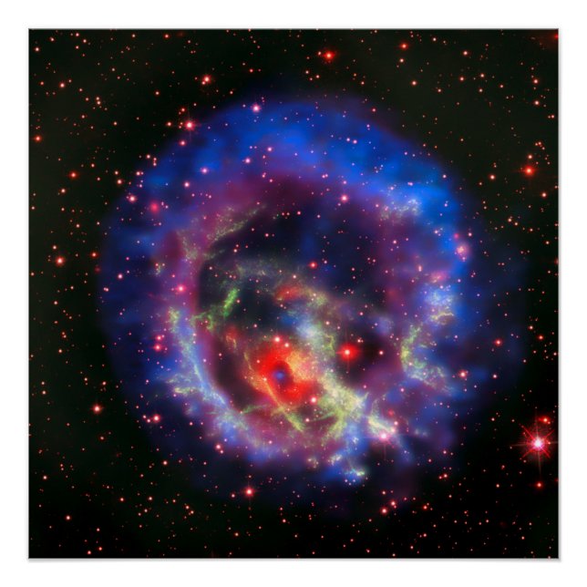 Poster Espace, astronomie, supernova, galaxie, NASA, étoi (Devant)