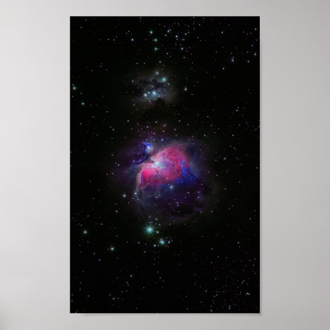 Poster Espace coloré Galaxy Stars (Devant)