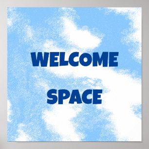 Poster Espace d'accueil personnalisé