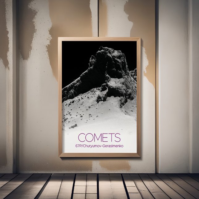 Poster Espace Extérieur, Système Solaire, Cosmos, Comètes (Créateur téléchargé)