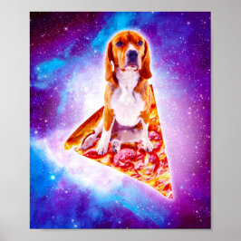 Poster Espace extra-atmosphérique Galaxie Chien équitatio