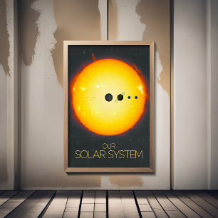 Poster Espace extra-atmosphérique, Système solaire, Solei