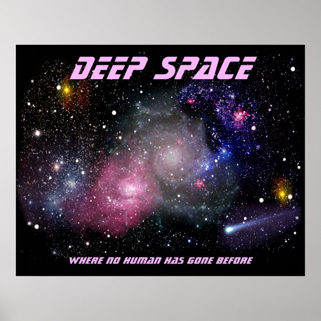 Poster Espace profond (Devant)