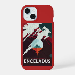 Poster Espace Rétro Mission Cassini À Saturne