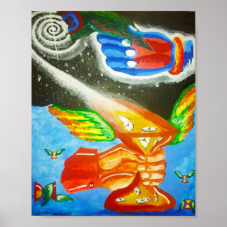 Poster Espace, temps et matière