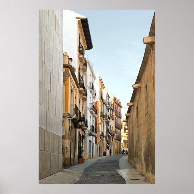 Poster Espagne. Alicante. n°9. (Devant)