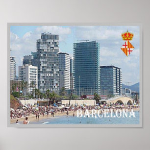 Poster Espagne - Barcelone -