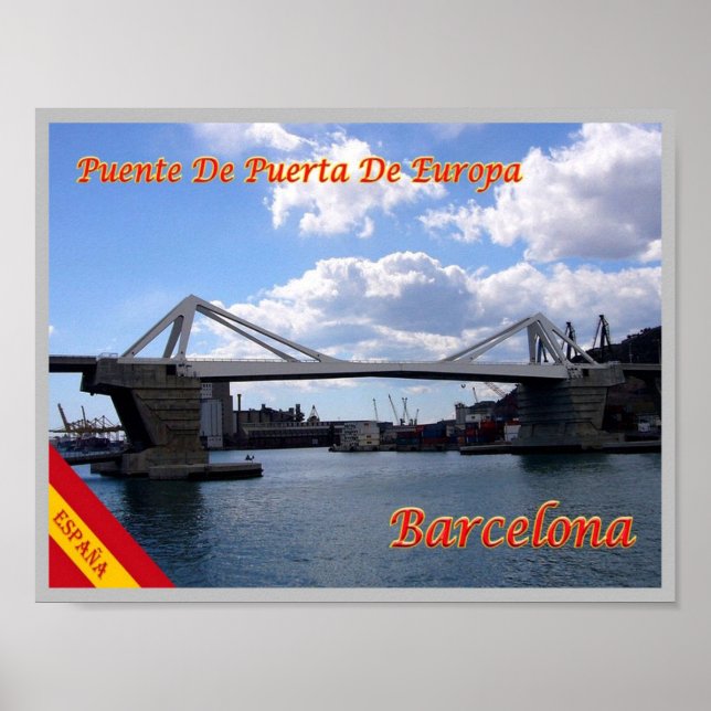 Poster Espagne - Barcelone - (Devant)