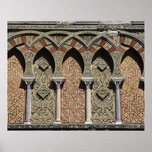 Poster Espagne, Cordoue, Mezquita mauresque, (mosquée).