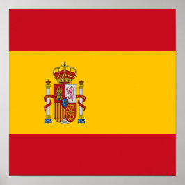 Poster Espagne Drapeau Espagne Pays Fierté Accueil Ethnic