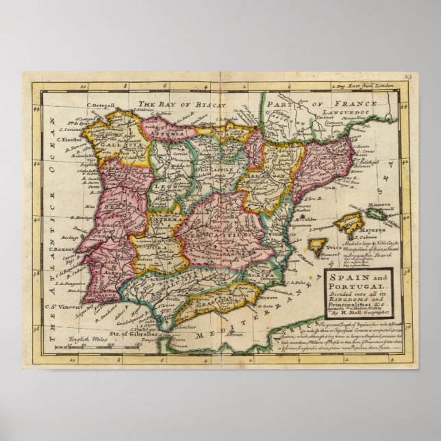 Poster Espagne et Portugal 6 (Devant)