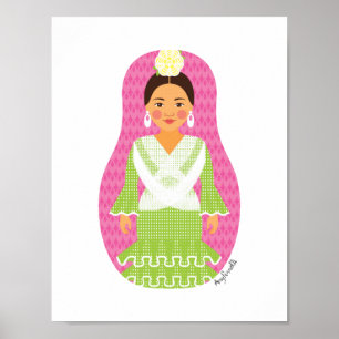 Poster espagnol Matryoshka