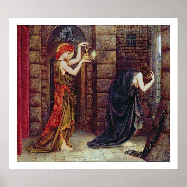 Poster Espoir dans la prison de Despair (huile sur toile) (Devant)