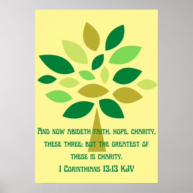 Poster espoir de foi et inspiration caritative (Devant)