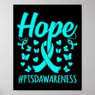 Poster Espoir Ptsd Sensibilisation au stress Ruban Suppor
