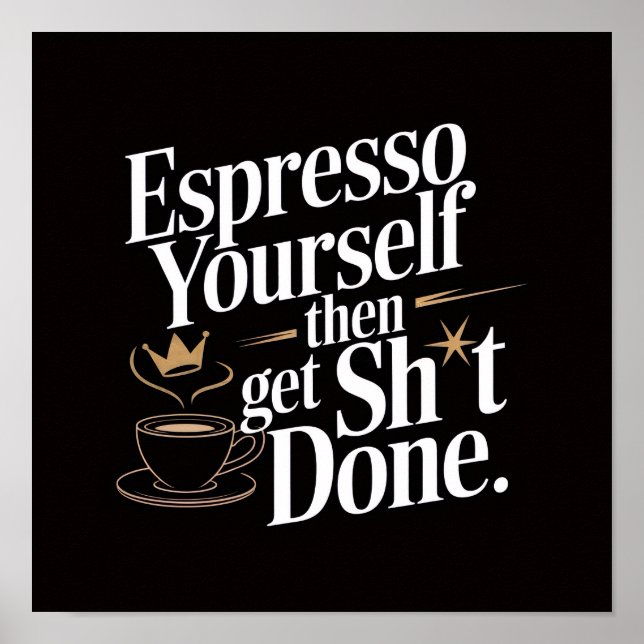 Poster Espresso Vous-Même (Devant)