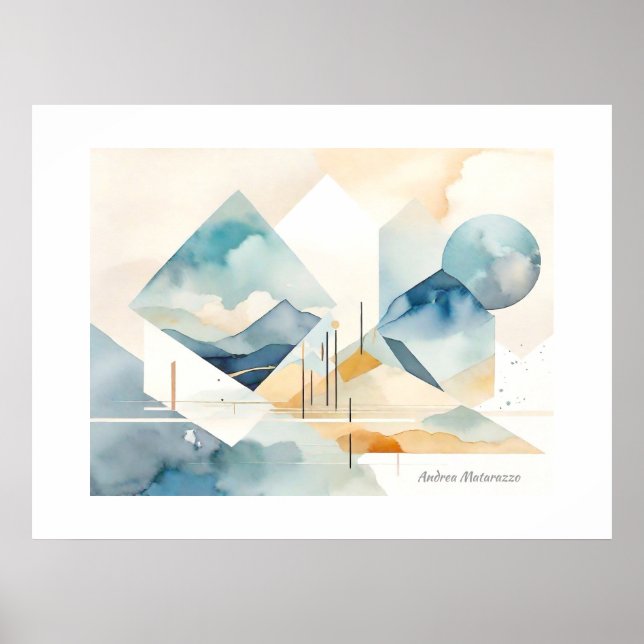 Poster Esprit Abstrait (Devant)