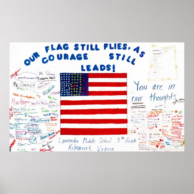 Poster Esprit américain (Devant)