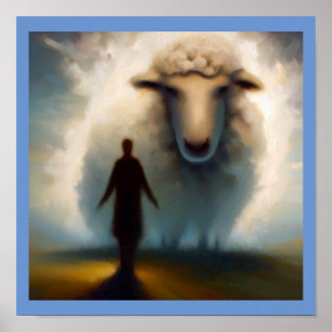 Poster Esprit Animal Mouton 1