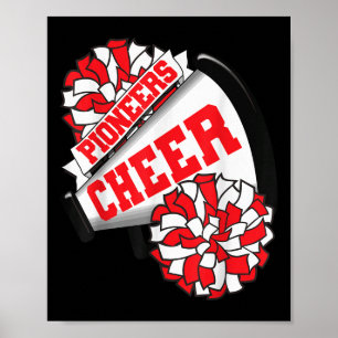 Poster Esprit de Cheerleading des Pionniers de Retour à l
