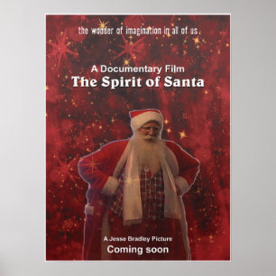 Poster Esprit de l'affiche de film de Père Noël 18 par