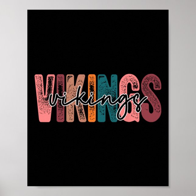 Poster Esprit de l'équipe du fan sportif de l'école (Devant)