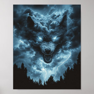 Poster Esprit de Loup de Tempête